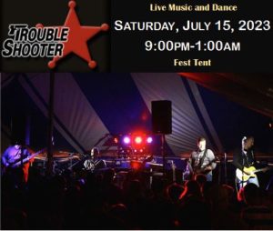 Live Music by Trouble Shooter @ Fest Tent at Creekside Park